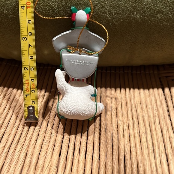 Vintage 1995 Coca Cola Bear Ornament EC no box - Picture 2 of 7